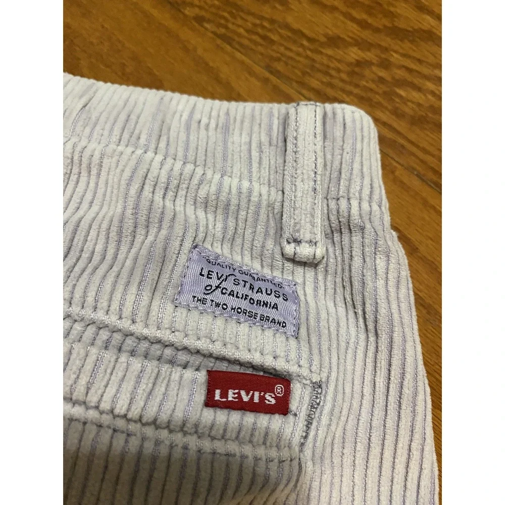 Levi's XX Chino EZ Corduroy Pants Lilac Purple Sz Large Two Horse California